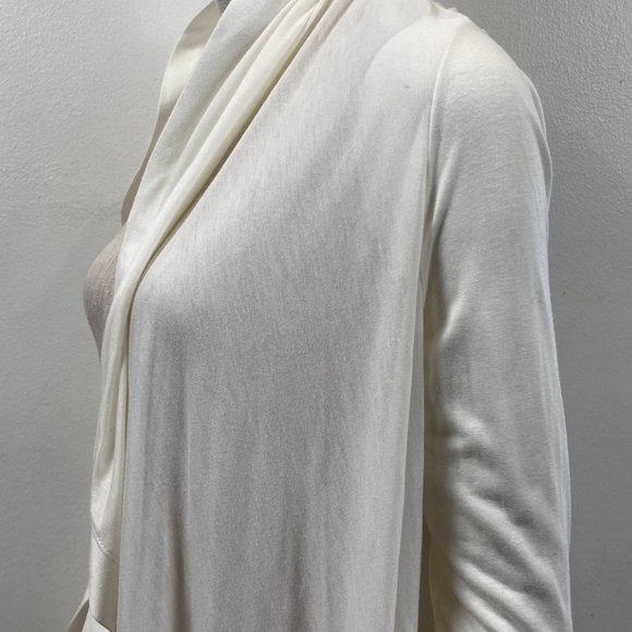HELMUT LANG WHITE LAYERING SLEEVE LAYERING CARDIGAN - Picture 9 of 12